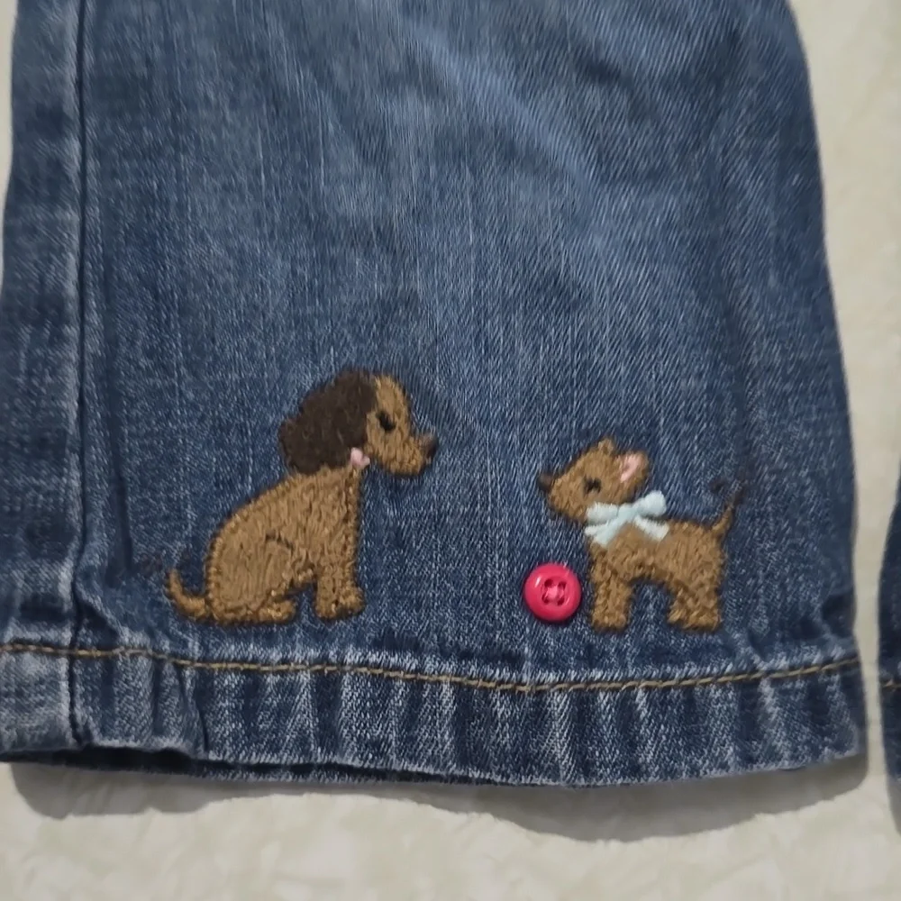 Gymboree jeans with puppies size‎ 12-18 months